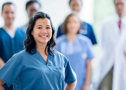 Filipino healthcare professional